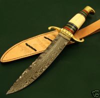 damascus hunting knive