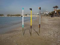 hammering beach umbrella stake