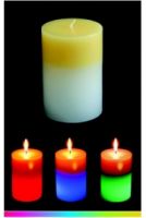 LED magic color changing candle with scent