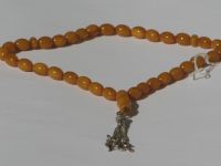 pressd amber, beads, tespih