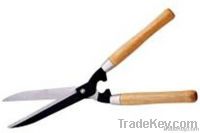 Wooden handle hedge shear 51cm length