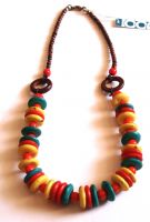 Multi-colour necklace