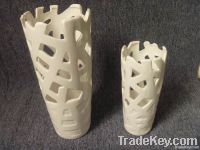 Ceramic cut out vase