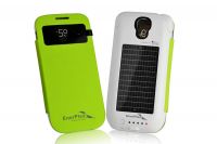 solar battery charger case 2500mah for Galaxy S4 phone