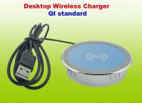 QI Wireless Desktop charger for mobile phone wireless charger waterproof 1000ma