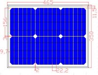 30W monocrystalline solar panel 