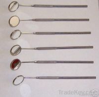 Dental mirrors with handle
