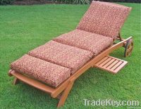 wood chaise lounge