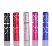 Aluminum Fragrance Spray Bottles (Double Heart)