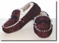Moccasin slipper, Glen - Sheepskin