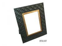 Faux leather photo frame for 5x7"