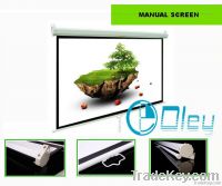 projection screen, Manual wall Screen from 72"-150