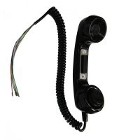 Weatherproof anti-radiation retro handset with strong magnetic PTT switch hook