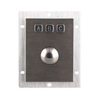 Waterproof Trackball Keypad Stainless Steel Industrial Keypad For Access Control System