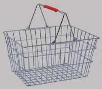 metal shopping basket