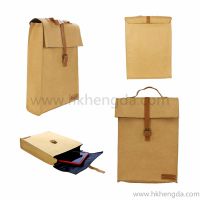 Nature style washable kraft paper Tote bag