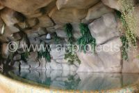 Decorative stone, rocks, caves, sculpture