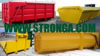 Container, hook lift container, grain container