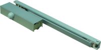 Guiding rail door closer