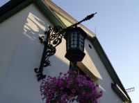 Wrought iron lamp