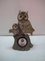 resin owl decoration