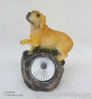 resin decorative dog