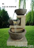 resin garden fountain