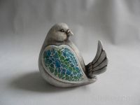 cement decorative bird