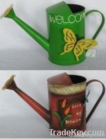 metal watering can