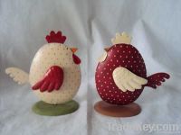 metal decorative easter chick