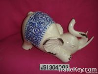 porcelain elephant decoration