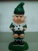 resin decorative football gnome