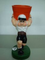 resin decorative football gnome