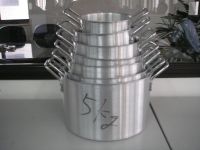 sand polished, cooking pot,aluminium cookware