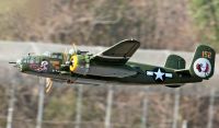 RC warbird airplane B25