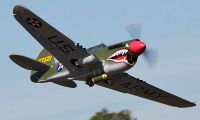 New RC warbird airplane P40
