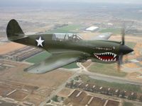 Propeller rc aircraft P40