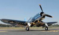 Warbird airplane F4U