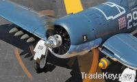F4U rc propeller-all funcations with real plane