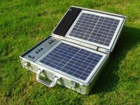 Portable solar power supply