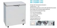 150L chest freezer with removable basket