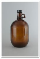 1 Gallon Amber Glass Chemical Bottle