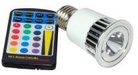 5W RGB Remote Control E27 LED Spotlight