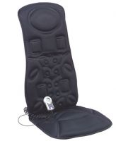 Vibrating and heating massage cushion