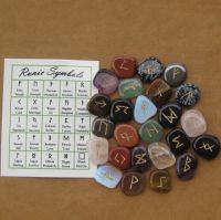 mixed gemstone runes