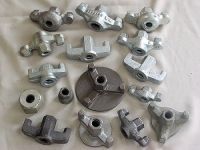 Construction wing nut, plate nut