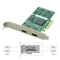 PCI-e 2H HDMI video capture card dual HDMI input 1080P@60fps for Live streaming