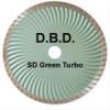 SD Green Turbo Wave diamond blades for cutting granite & marble