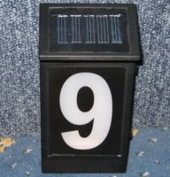 solar house number lamp*LED number light*solar house number light