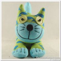 100%handmade stuffed sock animals sock cat